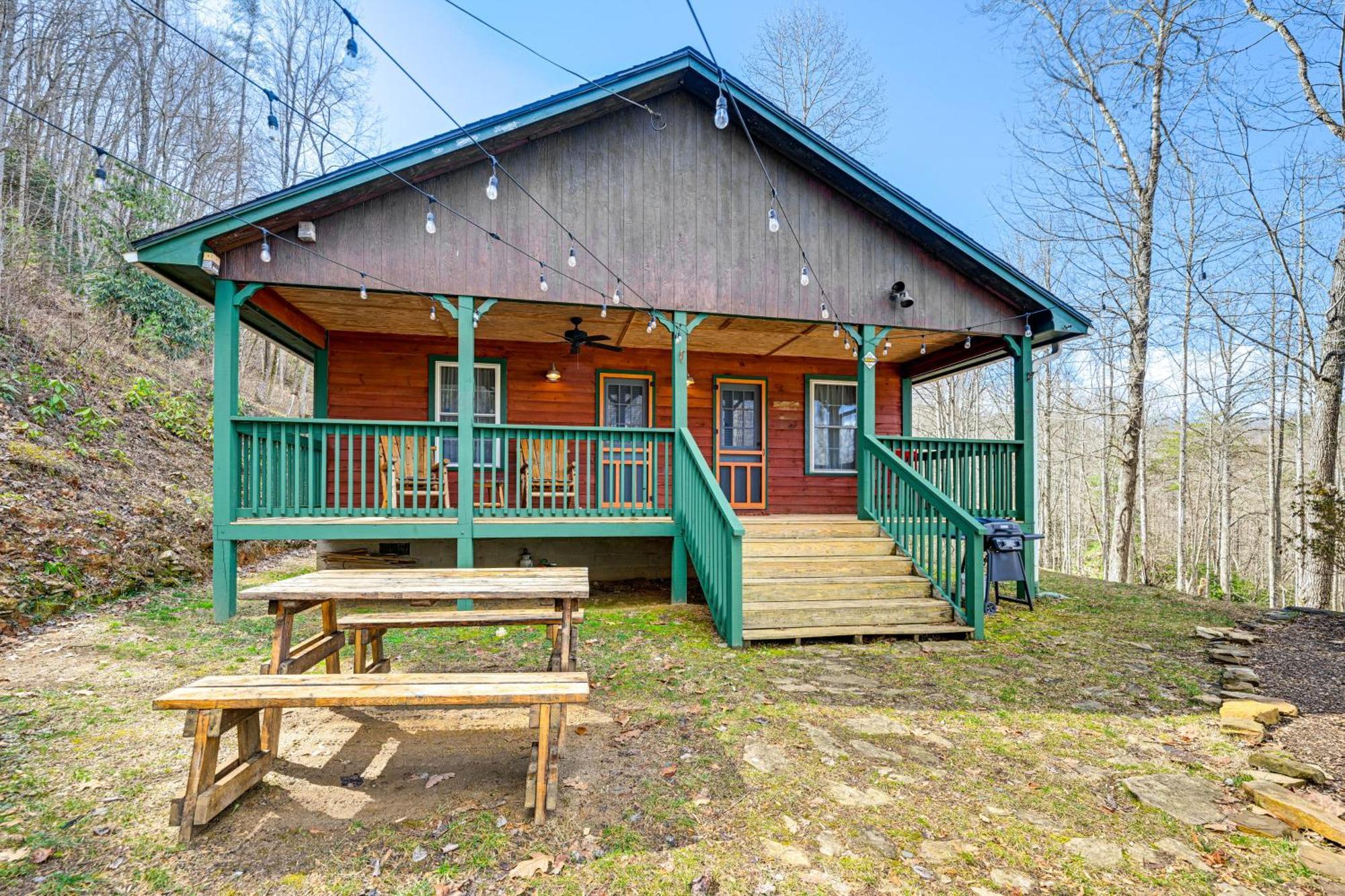 Smoky Mountain Cabin With Camping Area And Fire Pit! Whittier Exteriér fotografie