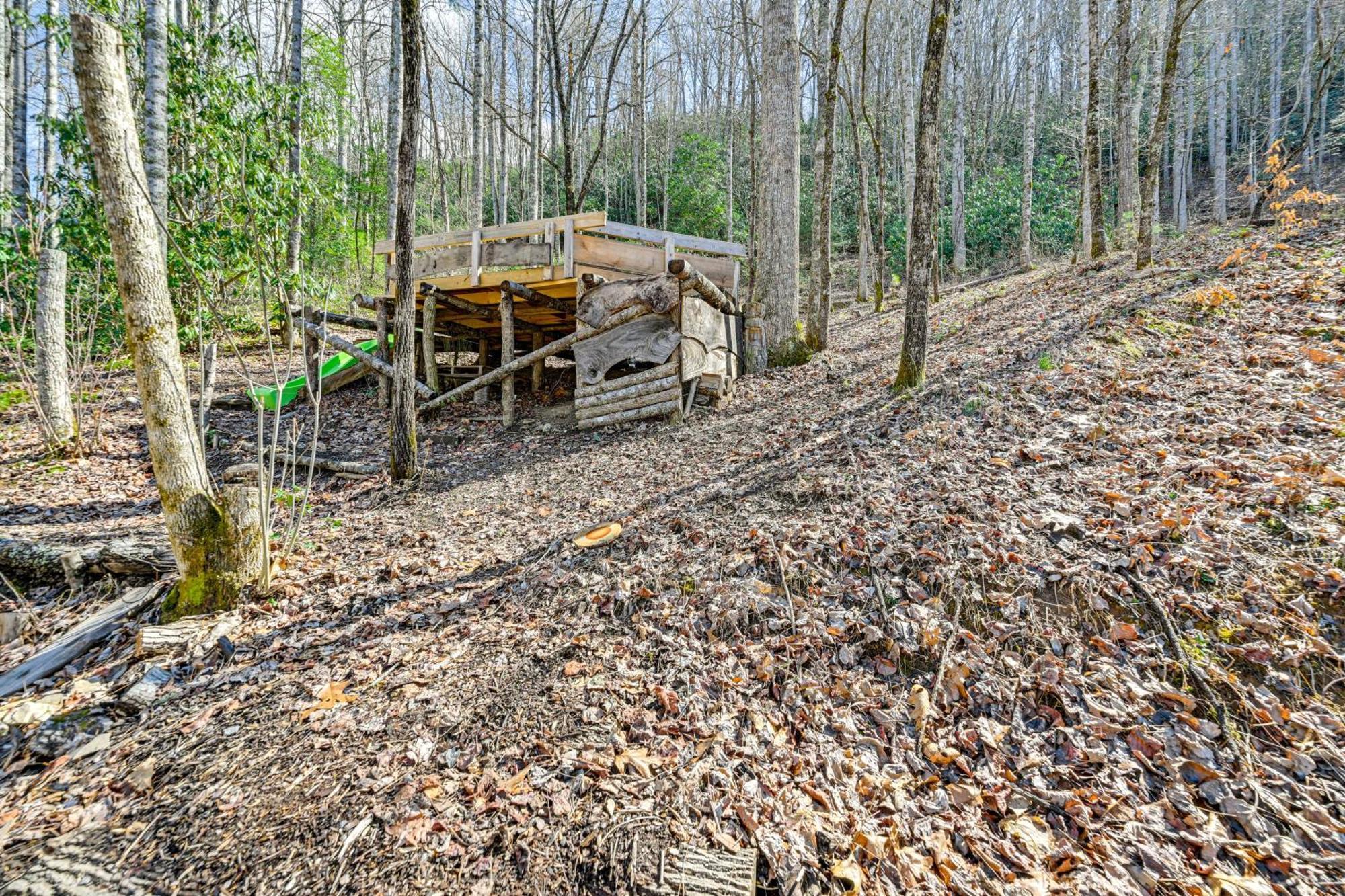Smoky Mountain Cabin With Camping Area And Fire Pit! Whittier Exteriér fotografie