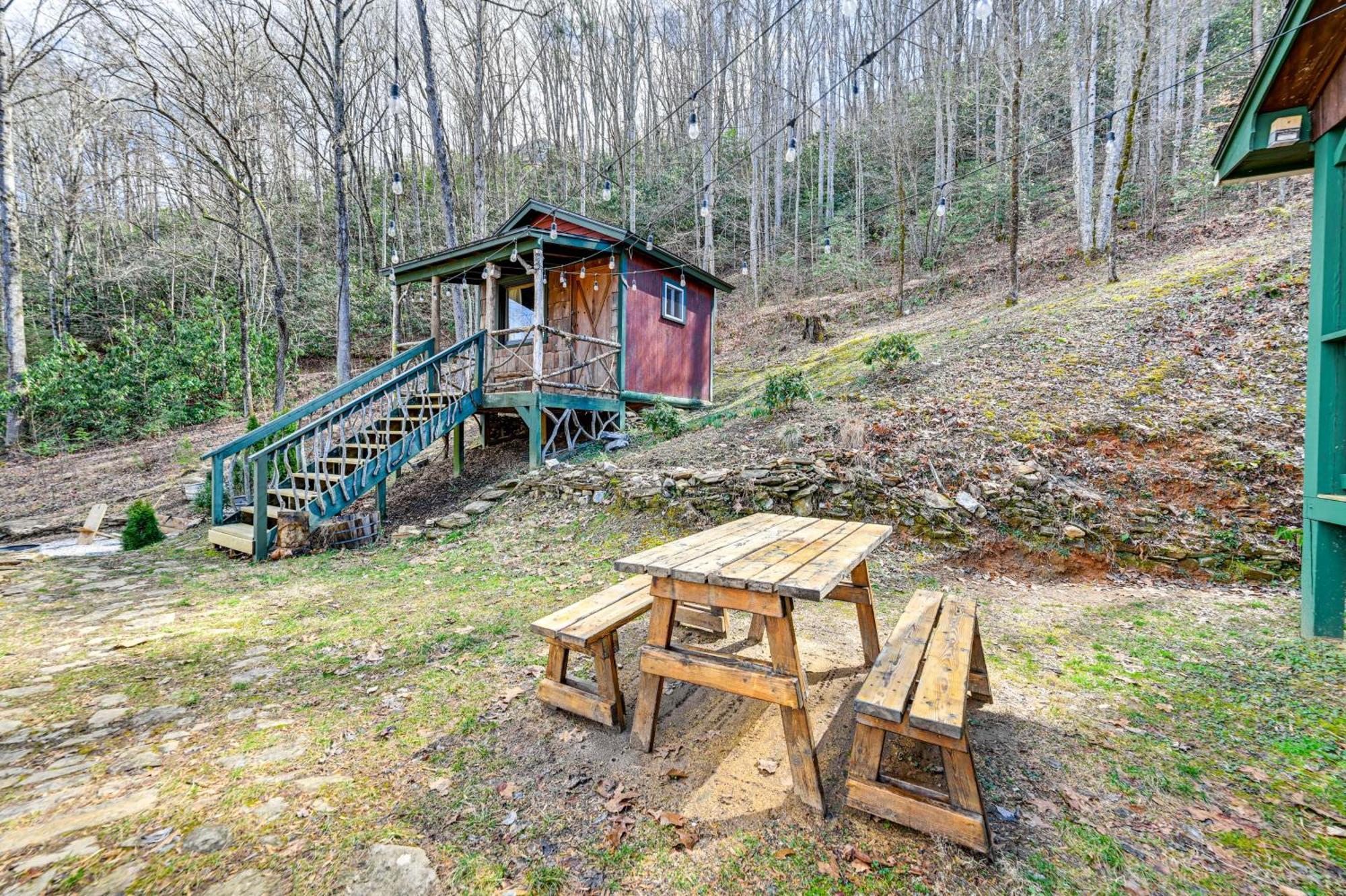 Smoky Mountain Cabin With Camping Area And Fire Pit! Whittier Exteriér fotografie